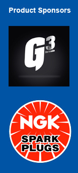 product sponsors G3 Pro Formula and NGK